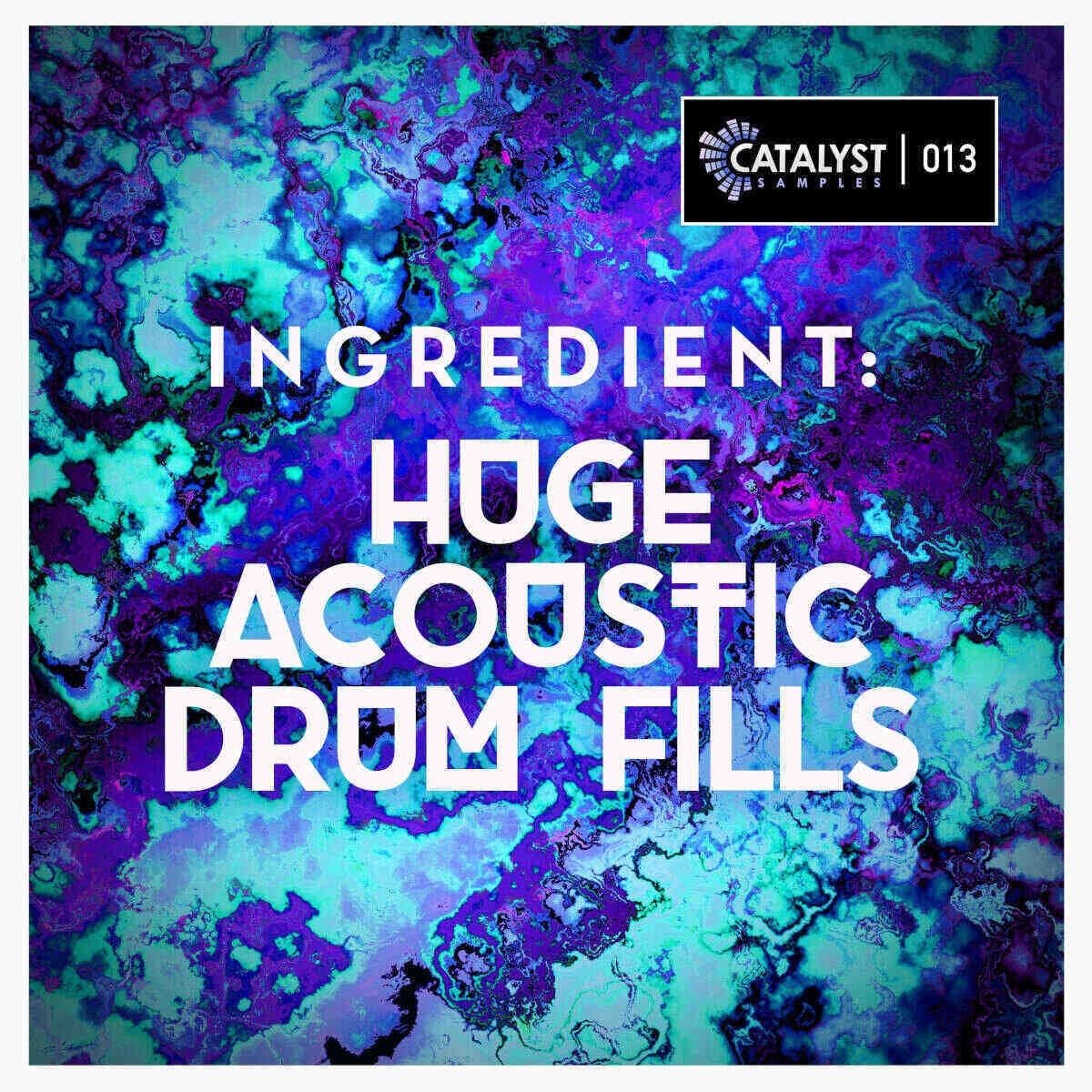 Catalyst Samples - Ingredient: Huge Acoustic Drum Fills Sample Packs Software GUI Artwork